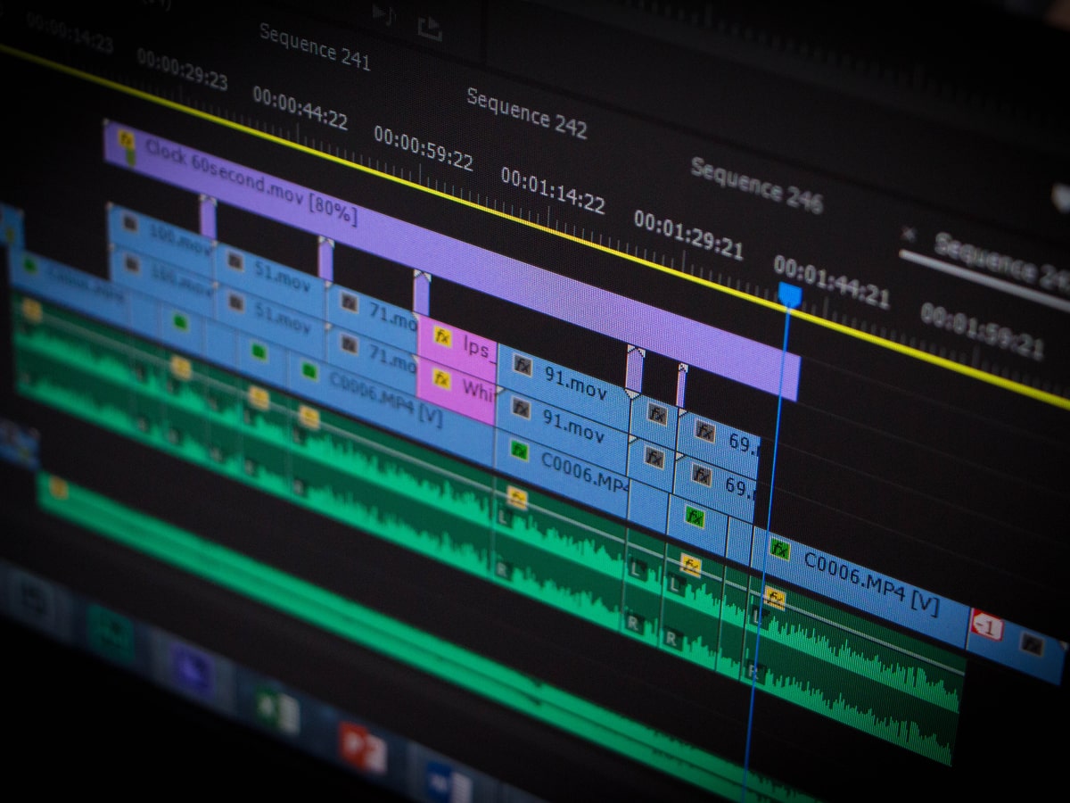 Video Editing Timeline